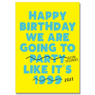 Party Like It'S 2021 Card